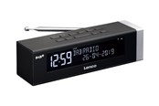 DAB, nettverks- og klokkeradio - Lenco CR-630BK - Stereo DAB+/FM clock Radio with USB-port and AUX-input - Black - DAB/DAB+/FM - Stereo - Svart - CR-630BK