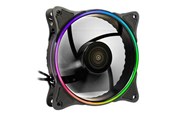 Kabinettvifte - Inter-Tech Zusatzlüfter Fan 120mm RGB für X-908 u. - Kabinettvifte - 120mm - Svart - 88885552