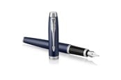 Skrive- & Tegneverktøy - Parker IM Fountain Pen | Matte Blue | Fine Nib with Blue Ink Refill | Gift Box - 1931647