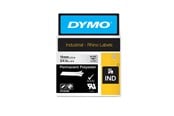 Papir, Fotopapir & Etiketter - DYMO Dymo Rhino permanent polyester 19mm x 5.5m - sort på klar - 622290