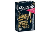 Skrive- & Tegneverktøy - Sharpie Metallic Permanent Markers | Fine Point | Gold | 12 Count - 1891062