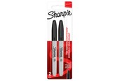 Skrive- & Tegneverktøy - Sharpie Permanent Markers | Fine Point | Black | 2 Count - 1985860