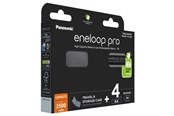 Batteri - Panasonic eneloop pro BK-3HCDEC4BE battery - 4 x AA type - NiMH - BK-3HCDEC4BE