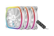 Kabinettvifte - Enermax SquA RGB - Kabinettvifte - 120mm - Hvit - UCSQARGB12P-W-BP3