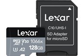 Minnekort - Lexar Professional SILVER 1066x MicroSD/SD - 160MB/s - 128GB - LMS1066128G-BNANG