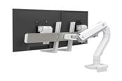 Skjermholder - Ergotron HX Dual Monitor Arm Low-Profile Top Mount C-Clamp - 45-611-216