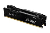 RAM - Kingston FURY Beast DDR3-1600 C10 DC Black - 16GB - KF316C10BBK2/16