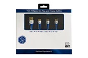 Spill - Tilbehør - iMP TECH 4M Braided Fast Charge Play and Charge Cable for PS5 - Accessories for game console - Sony PlayStation 5 - 5060176365421