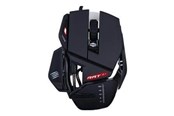 Mus - Mad Catz R.A.T. 4+ optisk spillmus - Gaming mus - Optisk - 9 - Svart - MR03MCINBL000-0