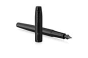 Skrive- & Tegneverktøy - Parker IM Fountain Pen | Matte Black with Black Trim | Medium Point with Blue Ink Cartridge | Gift Box - 2127742