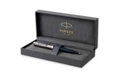 Skrive- & Tegneverktøy - Parker 51 Ballpoint Pen | Midnight Blue Barrel with Chrome Trim | Medium Point with Black Ink Refill | Gift Box - 2123503