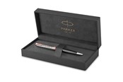 Skrive- & Tegneverktøy - Parker Sonnet Ballpoint Pen | Premium Metal and Grey Satin Finish with Rose Gold Trim | Medium Point with Black Ink Refill | Gift Box - 2119791