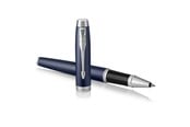 Skrive- & Tegneverktøy - Parker IM Rollerball Pen | Matte Blue | Fine Point Black Ink | Gift Box - 1931661