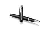 Skrive- & Tegneverktøy - Parker IM Rollerball Pen | Black  Lacquer with Chrome Trim | Fine Point Black Ink | Gift Box - 1931658