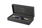 Skrive- & Tegneverktøy - Parker Duofold Ballpoint Pen | Prestige Blue Chevron | Medium Point Black Ink Refill | Premium Gift Box - 1931373