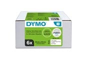 Papir, Fotopapir & Etiketter - DYMO LW store forsendelsesetiketter/navneskilt, 54mm x 101mm, 6 ruller med 220 stk. (1320 stk. i alt) - 2093092