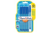 Skrive- & Tegneverktøy - Paper Mate InkJoy 100ST Ballpoint Pens | Medium Point (1.0mm) | Blue Ink | 8 Count - 1956742