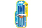 Skrive- & Tegneverktøy - Paper Mate InkJoy 100ST Ballpoint Pens | Medium Point (1.0mm) | Blue | 4 Count - 1956711