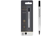 Skrive- & Tegneverktøy - Parker Rollerball Pen Ink Refill | Fine | Black QUINK Ink | 1 Count - S0881190