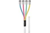 Antennekabler - Pro 80 dB Quattro coax- antenna cable set 2x shielded - 4040849673306