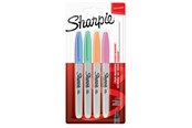 Skrive- & Tegneverktøy - Sharpie Permanent Markers | Fine Point |Pastel Colours | 4 Count - 2065402