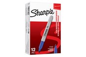 Skrive- & Tegneverktøy - Sharpie Permanent Markers | Fine Point | Blue | 12 Count - S0810950