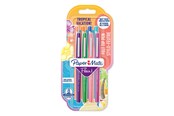 Skrive- & Tegneverktøy - Paper Mate Flair Felt Tip Pens | Medium Point (0.7 mm) | Assorted Tropical Vacation Colours | 8 Count - 2032368