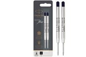 Skrive- & Tegneverktøy - Parker Ballpoint Pen Refills |  Medium Point | Black QUINKflow Ink | 2 Count - S0909560