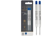 Skrive- & Tegneverktøy - Parker Ballpoint Pen Refills | Medium Point | Blue QUINKflow Ink | 2 Count - S0909590