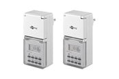 Smarthus - Pro 2 pcs IP44 digital timer white - 4040849555459