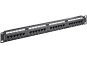 Nettverkskabel - CAT 5e 19 inch (48.3 cm) Patch Panel 24 Port UTP - 4040849938658