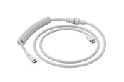 Tastatur - Glorious Coiled Cable - Ghost White - Upgrade Accessories - Hvit - GLO-CBL-COIL-WHITE