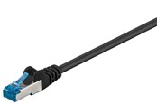 Nettverkskabel - CAT 6A patch cable S/FTP (PiMF) black 20 m - LS - 4040849941542