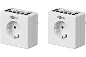 Tilbehør (fester, stikkontakter osv.) - Pro 2 pcs Digital timer white - controls electronic - 4040849555411