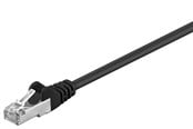 Nettverkskabel - CAT 5e patchcable F/UTP black 50 m - 4040849686634