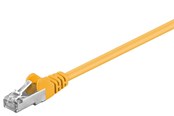 Nettverkskabel - CAT 5e patchcable F/UTP yellow 50 m - 4040849508691