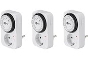 Tilbehør (fester, stikkontakter osv.) - Pro 3 pcs Mechanical timer white - 4040849555398