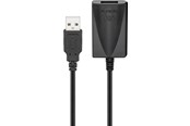 USB - Pro Active USB 2.0 extension cable black - 4040849954399