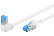 Nettverkskabel - CAT 6A - 90°angled White - 10m - 4040849515682