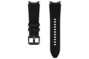 Smartklokke - Tilbehør - Samsung Watch Strap Hybrid Leather Band 20mm S/M - Black - ET-SHR88SBEGEU