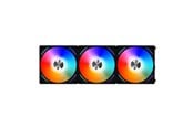 Kabinettvifte - Lian Li UNI FAN AL120 (3-pack) - Kabinettvifte - 120mm - Svart med RGB LED-lys - 28 dBA - UF-AL120-3B