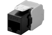 Tilbehør - Pro Keystone module RJ45 CAT 6A UTP black - 4040849906923