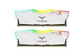 RAM - Team Group T-Force Delta RGB DDR4-3600 - 16GB - CL18 - Dual Channel (2 pcs) - Intel XMP - Hvit med RGB - TF4D416G3600HC18JDC01