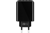 Mobil - Adaptere og ladere - Pro 4-way USB charger (30W) black - 4040849449536