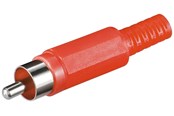 Lydkabel - Pro RCA plug red - 4040849112768