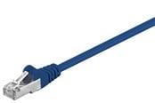 Nettverkskabel - CAT 5e patchcable F/UTP blue 15 m - 4040849508622