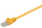 Nettverkskabel - CAT 5e patch cable U/UTP yellow 25 m - 4040849956348