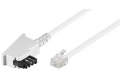 Telefon-kabel - Pro TAE-F cable (universal Pin Out)  white - 4040849685408