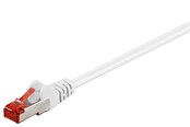 Nettverkskabel - CAT 6 patch cable S/FTP (PiMF) white - 4040849955112