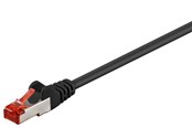 Nettverkskabel - CAT 6 patch cable S/FTP (PiMF) black - 4040849955082